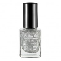 Esmalte Uñas Purpurina Plata 12ml Pollié
