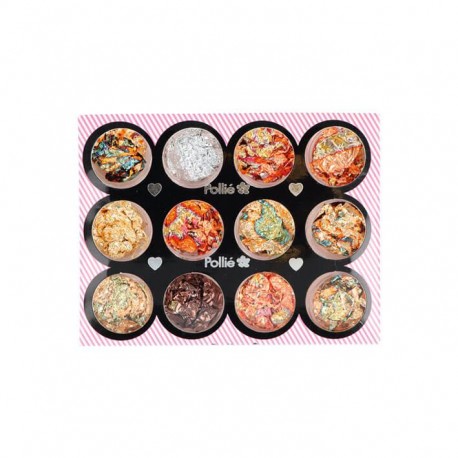 Pan de oro para nail art colores