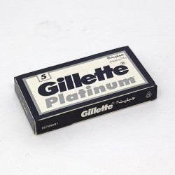 Cuchillas Gillette Platinum doble filo 5